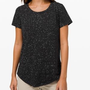 Lululemon Love Crew Splatter Black Size 10